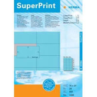Herma Labels blue 70x37 SuperPrint 600 pcs. (4468) Herma Labels blue 70x37 SuperPrint 600 pcs. (4468)